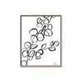 Picture of Leaves Drawing  _GroupedProduct_Rectangle_Portrait_Canvas_Framed_
