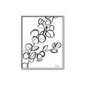 Picture of Leaves Drawing  _GroupedProduct_Rectangle_Portrait_Canvas_Framed_