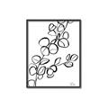 Picture of Leaves Drawing  _GroupedProduct_Rectangle_Portrait_Canvas_Framed_
