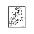 Picture of Leaves Drawing  _GroupedProduct_Rectangle_Portrait_Canvas_Framed_