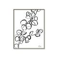 Picture of Leaves Drawing  _GroupedProduct_Rectangle_Portrait_Canvas_Framed_