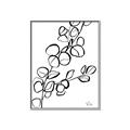 Picture of Leaves Drawing  _GroupedProduct_Rectangle_Portrait_Canvas_Framed_
