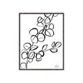 Picture of Leaves Drawing  _GroupedProduct_Rectangle_Portrait_Canvas_Framed_
