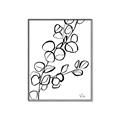 Picture of Leaves Drawing  _GroupedProduct_Rectangle_Portrait_Canvas_Framed_