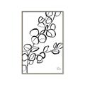 Picture of Leaves Drawing  _GroupedProduct_Rectangle_Portrait_Canvas_Framed_