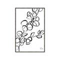 Picture of Leaves Drawing  _GroupedProduct_Rectangle_Portrait_Canvas_Framed_