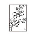Picture of Leaves Drawing  _GroupedProduct_Rectangle_Portrait_Canvas_Framed_