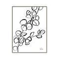 Picture of Leaves Drawing  _GroupedProduct_Rectangle_Portrait_Canvas_Framed_