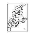Picture of Leaves Drawing  _GroupedProduct_Rectangle_Portrait_Canvas_Framed_