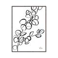 Picture of Leaves Drawing  _GroupedProduct_Rectangle_Portrait_Canvas_Framed_
