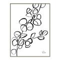 Picture of Leaves Drawing  _GroupedProduct_Rectangle_Portrait_Canvas_Framed_