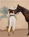 Picture of Fashion and Horse  _GroupedProduct_Rectangle_Portrait_Unframed_Print_Only_