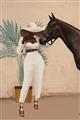 Picture of Fashion and Horse  _GroupedProduct_Rectangle_Portrait_Unframed_Print_Only_