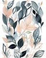 Picture of Pink and Gray Flowers I _GroupedProduct_Rectangle_Portrait_Unframed_Print_Only_