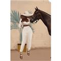 Picture of Fashion and Horse  _GroupedProduct_Rectangle_Portrait_Unframed_Print_Only_