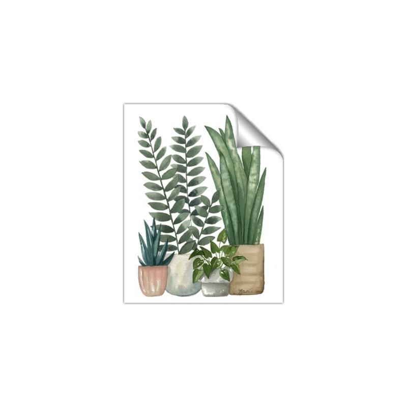 Picture of Plant Party I  _GroupedProduct_Rectangle_Portrait_Unframed_Print_Only_