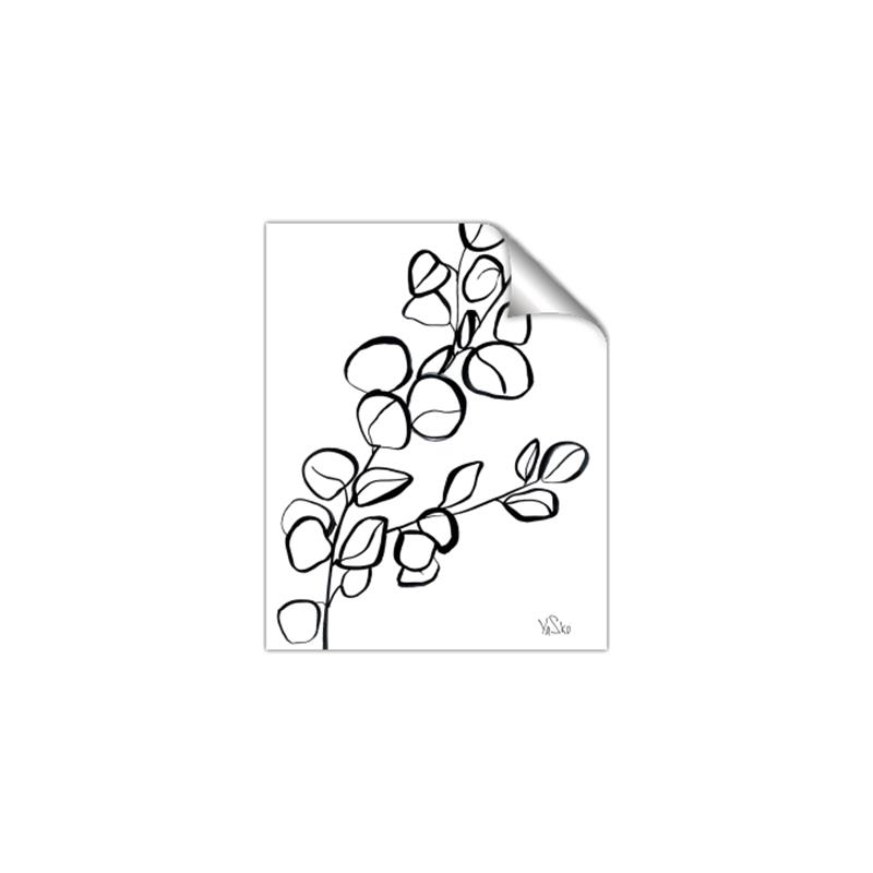 Picture of Leaves Drawing  _GroupedProduct_Rectangle_Portrait_Unframed_Print_Only_