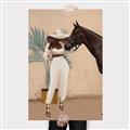 Picture of Fashion and Horse  _GroupedProduct_Rectangle_Portrait_Canvas_