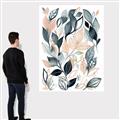 Picture of Pink and Gray Flowers I _GroupedProduct_Rectangle_Portrait_Canvas_
