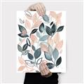 Picture of Pink and Gray Flowers II  _GroupedProduct_Rectangle_Portrait_Canvas_