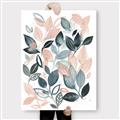 Picture of Pink and Gray Flowers II  _GroupedProduct_Rectangle_Portrait_Canvas_