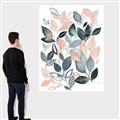 Picture of Pink and Gray Flowers II  _GroupedProduct_Rectangle_Portrait_Canvas_