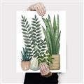 Picture of Plant Party I  _GroupedProduct_Rectangle_Portrait_Canvas_