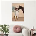 Picture of Fashion and Horse  _GroupedProduct_Rectangle_Portrait_Canvas_