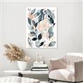 Picture of Pink and Gray Flowers I _GroupedProduct_Rectangle_Portrait_Canvas_