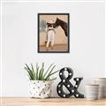 Picture of Fashion and Horse  _GroupedProduct_Rectangle_Portrait_Canvas_Framed_