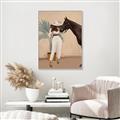 Picture of Fashion and Horse  _GroupedProduct_Rectangle_Portrait_Canvas_Framed_