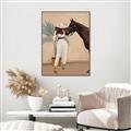 Picture of Fashion and Horse  _GroupedProduct_Rectangle_Portrait_Canvas_Framed_