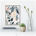 Picture of Pink and Gray Flowers I _GroupedProduct_Rectangle_Portrait_Canvas_Framed_
