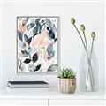 Picture of Pink and Gray Flowers I _GroupedProduct_Rectangle_Portrait_Canvas_Framed_