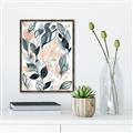 Picture of Pink and Gray Flowers I _GroupedProduct_Rectangle_Portrait_Canvas_Framed_