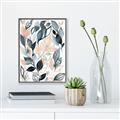 Picture of Pink and Gray Flowers I _GroupedProduct_Rectangle_Portrait_Canvas_Framed_