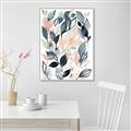 Picture of Pink and Gray Flowers I _GroupedProduct_Rectangle_Portrait_Canvas_Framed_
