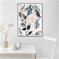 Picture of Pink and Gray Flowers I _GroupedProduct_Rectangle_Portrait_Canvas_Framed_