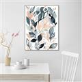 Picture of Pink and Gray Flowers I _GroupedProduct_Rectangle_Portrait_Canvas_Framed_