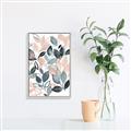Picture of Pink and Gray Flowers II  _GroupedProduct_Rectangle_Portrait_Canvas_Framed_
