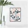 Picture of Pink and Gray Flowers II  _GroupedProduct_Rectangle_Portrait_Canvas_Framed_