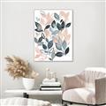 Picture of Pink and Gray Flowers II  _GroupedProduct_Rectangle_Portrait_Canvas_Framed_