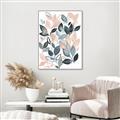 Picture of Pink and Gray Flowers II  _GroupedProduct_Rectangle_Portrait_Canvas_Framed_