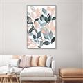 Picture of Pink and Gray Flowers II  _GroupedProduct_Rectangle_Portrait_Canvas_Framed_