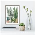 Picture of Plant Party I  _GroupedProduct_Rectangle_Portrait_Canvas_Framed_