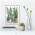 Picture of Plant Party I  _GroupedProduct_Rectangle_Portrait_Canvas_Framed_