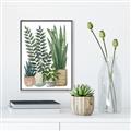 Picture of Plant Party I  _GroupedProduct_Rectangle_Portrait_Canvas_Framed_