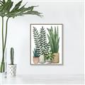 Picture of Plant Party I  _GroupedProduct_Rectangle_Portrait_Canvas_Framed_