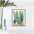 Picture of Plant Party I  _GroupedProduct_Rectangle_Portrait_Canvas_Framed_