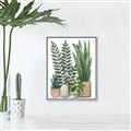 Picture of Plant Party I  _GroupedProduct_Rectangle_Portrait_Canvas_Framed_